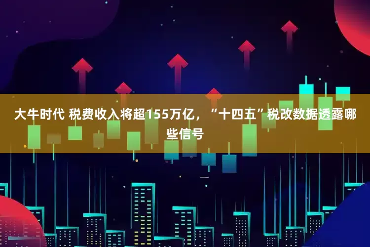 大牛时代 税费收入将超155万亿，“十四五”税改数据透露哪些信号