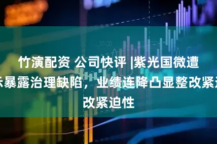 竹演配资 公司快评 |紫光国微遭警示暴露治理缺陷，业绩连降凸显整改紧迫性