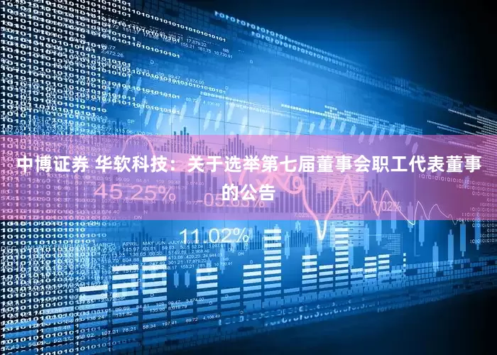 中博证券 华软科技：关于选举第七届董事会职工代表董事的公告